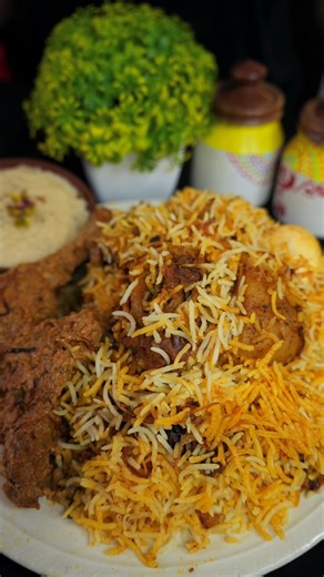 1.4M views · 35K reactions | Mutton Biryani With Chicken Chaap & Firni ASMR #fblifestyletyle | Food Code | Facebook