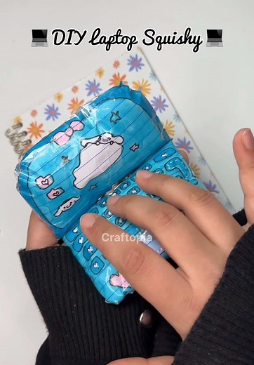 DIY Laptop Squishy Craft: Easy Paper Tutorial