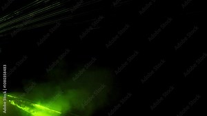 Futuristic laser beams dynamically crossing in a vibrant, abstract display of light and color. Lasershow with Multiple Laser Beams in High Quality 4K Video Stock Video