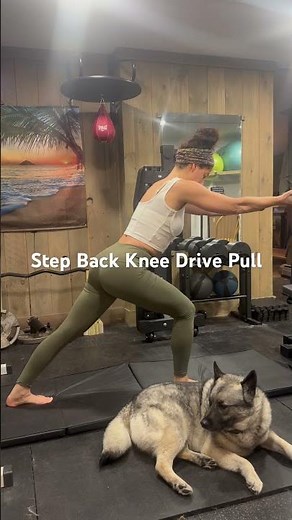 Step Back Knee Drive Pull