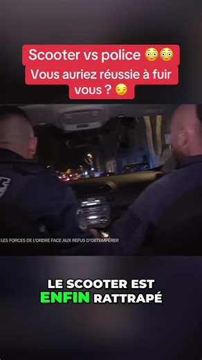 Scooter vs Police: Une Évasion réussie ?