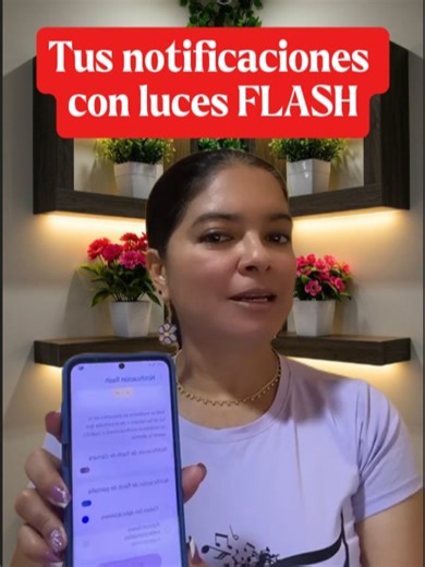 Cómo activar notificaciones con luces flash en Samsung