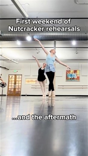 What a Nutcracker rehearsal weekend is like as an adult ballet dancer 🩰😴