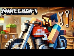 Build a Fully-Automatic Motorcycle in Minecraft!