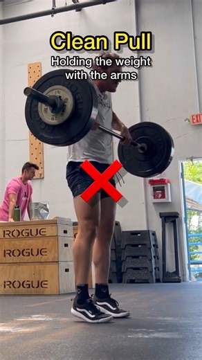 Clean and snatch pulls are tricky to get the timing and sequence right even if you know the clean. Ideally you want to pull it the same as your clean, make contact and just not go under. After the extension and just guide the bar close to your body with your arms. I also think this exercise is more beneficial at heavy weights for lifters who have more experience and aren’t still learning their technique! What do you think? Do you like clean or snatch pulls? | Monroe Miller