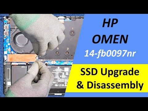 🛠️ HP OMEN Transcend 14-fb0097nr Laptop SSD Upgrade. How to Upgrade SSD HP OMEN 14-fb0097nr Laptop