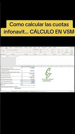 cómo calcular las cuotas del Infonavit en VSM