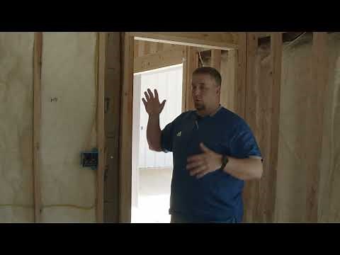 Insulation in a barndominium