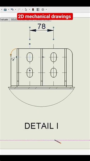 2D mechanical drawings for practice solidworks #cad #engineeringdrawing