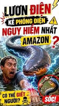 🔥Lươn Điện: Kẻ Phóng Điện Nguy Hiểm Nhất Amazon?