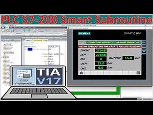 SIMATIC Step7 MicroWin Smart V2.6 how to create Subroutine and connect with TIA Portal V17