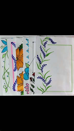 Border designs for project