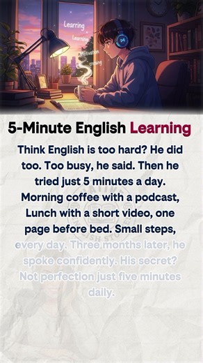 Learn English in Just 5 Minutes a Day ⏱️ | 5-Minute English #englishforbeginners