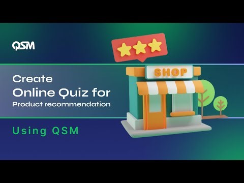 Create a Product Recommendation Quiz using QSM Plugin