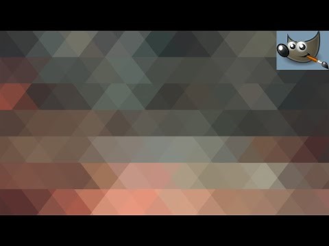 Create a Random Abstract Triangle Design in Gimp