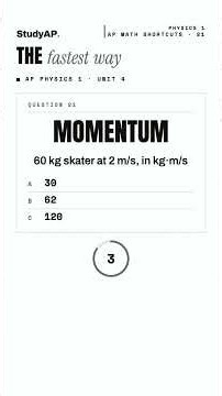 A 60 kg skater at 2 m/s: the momentum, in your head (AP Physics 1)