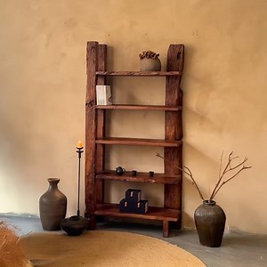 Natural Wood Bookcase Solid Wood Free Standing Shelf Live Edge Furniture Storage Cabinet Decor Home Art - Etsy