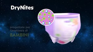 Notti asciutte con le mutandine assorbenti DryNites®! Richiedi subito un campione gratuito e dimenticati del problema della pipì a letto! | Huggies