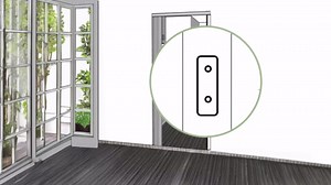 Studio Series 48" W x 80" H PVC Foldable Accordion Door, Trimmable, Flexible Single Layer Panels, White Oak