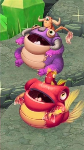 Bisonorus on Cave Island! #mysingingmonsters #msm #shorts