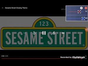 sesame street closing signs