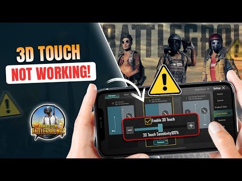 How to Fix 3D Touch Not Working in PUBG Mobile on your iPhone | PUBG 3D Touch Problem