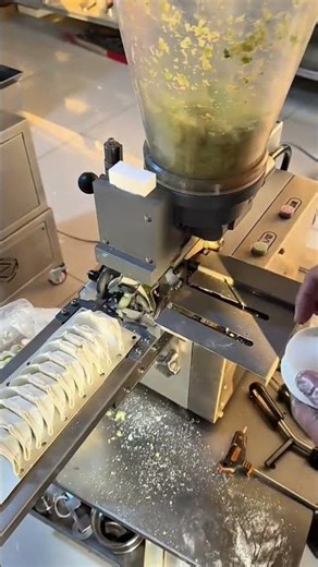 High Speed Automatic Dumpling Making Machine in Action