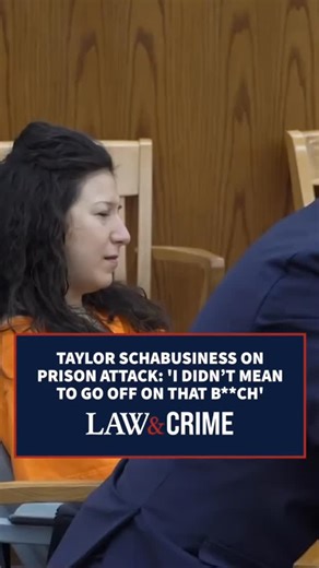 law and crime on Instagram: "Taylor Schabusiness spoke in court before she was sentenced for attacking a prison employee. Schabusiness said that she didn't mean "to go off on that b**ch." She apologized for her actions, saying that it wasn't supposed to happen that way. A judge sentenced her to 90 days for the attack. #usa #viralreels #fypage"