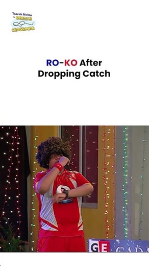 ROKO After Dropping Catch ! #funny #tmkoc #comedy #entertainment #rohitsharma #viratkohli