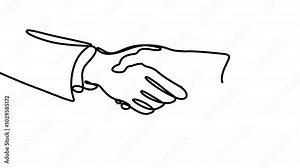 A handshake is a common gesture in the business world, symbolizing agreement, trust, and professionalism. It's often used to seal deals, introduce oneself, or show respect