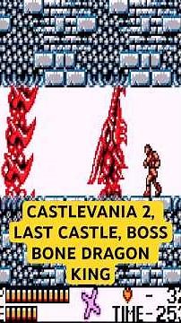 Castlevania II Belmont's Revenge (Game Boy Color 2000) - Last Castle, Boss Bone Dragon King