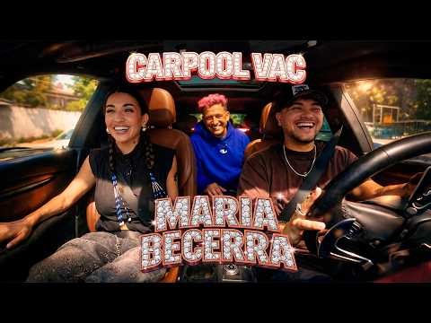 María Becerra “I love Katteyes, a collab is coming”😱 CARPOOL VAC 🚗