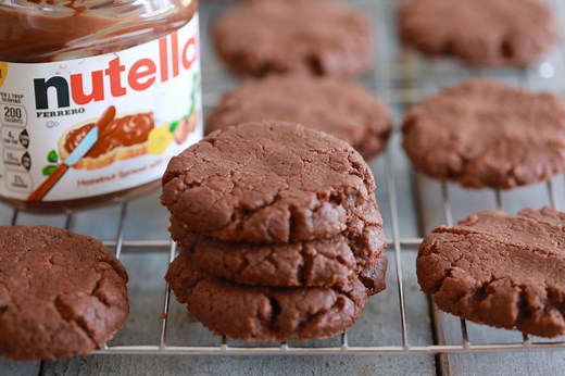 3 Ingredient Nutella Cookies - Gemma’s Bigger Bolder Baking