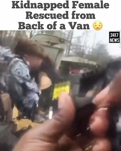 1.4K views · 39 reactions | BROOKSIDE, ALABAMA (24X7 NEWS) Dramatic body camera footage captures moment officers rescued female kidnapping victim from back of a van. Suspect was driving the white van while holding female victim at knifepoint. #news #policerescue | 24X7 News | Facebook
