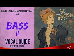 Carmina Burana | Ave formosissima | Bass 2 Vocal Guide | Carl Orff