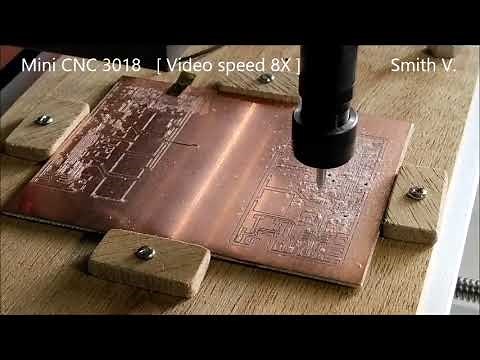 CNC 3018 engrave pcb with good result