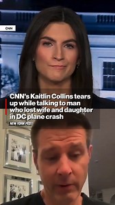 CNN news anchor Kaitlan Collins broke down in tears on air during a heart-wrenching interview with a man whose wife and daughter were passengers aboard the doomed American Airlines jet that crashed into the Potomac River after colliding with a military chopper last week. | New York Post Trending Now