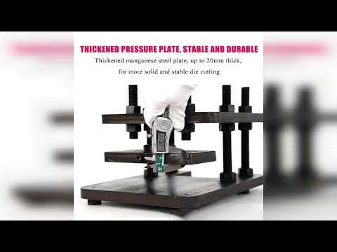 Review: Leather Hand Press Manual Die Cutting Embossing Machine, Leather Hole Punch Press Tool...