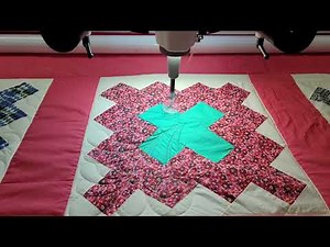 HQ Pro-Stitcher: Learn to use Area to stitch in the ditch and skew a design in an irregular block.