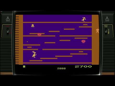 Kangaroo (1983) Atari 2600 Gameplay | Classic Arcade Platformer Port | Rescue the Joey