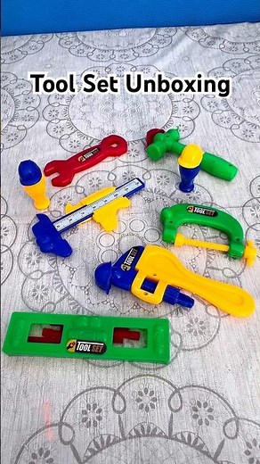 Cute Colorful Construction Tool Set Unboxing 🧰✨ | Satisfying Kids Toy ASMR #Totoplay