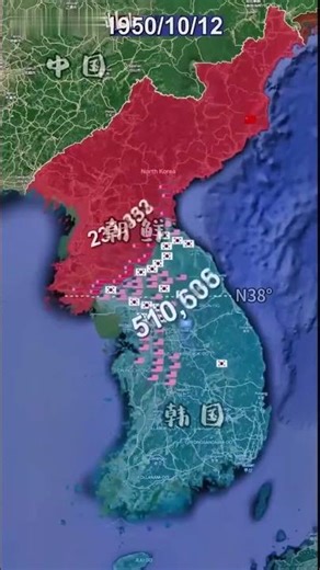 1950朝 鲜 战 争#korean #war #battlefield #1950s #reels