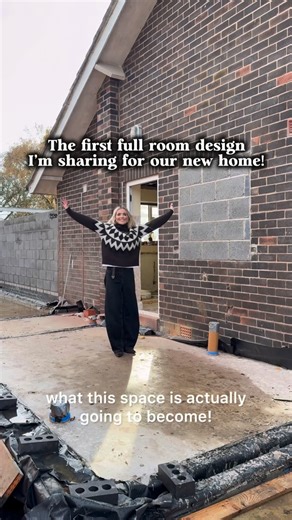 Kirsty Gore | #AD| The first full room design for our new home 🤍 It might just be an empty shell right now, but I can finally see it! Vaulted ceilings,... | Instagram