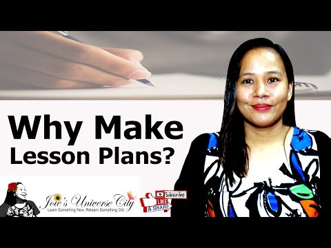 Lesson Planning And Its Importance I Joie's Universe City
