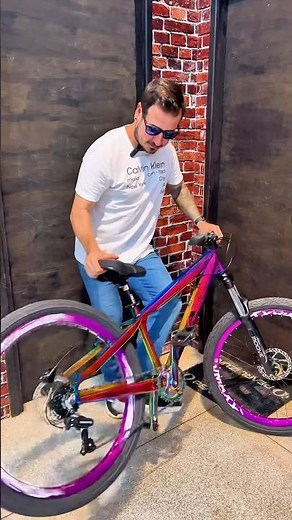 GTA Rebel Chameleon bicycle assembled with custom parts, ideal for wheelies!