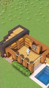 Minecraft Easy Starter Modern House | Tutorial 🏠 101 #minecraft