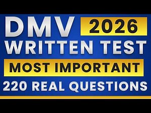 2026 CALIFORNIA DMV Written Test — CA Permit Practice Exam — Drivers Test | CA Handbook Questions