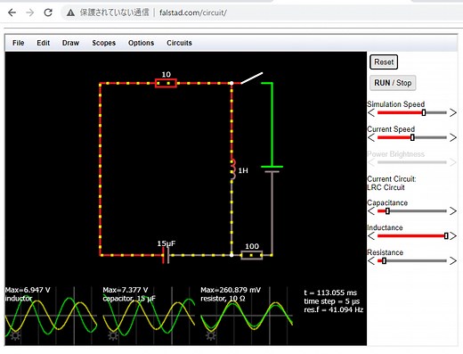 ブラウザで動く電子回路シミュレータで遊ぼう - コアダンプの数だけ強くなれるよ