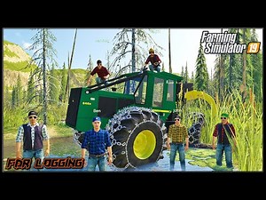 Swamp Skidders! - Logging Crew 90 - Farming Simulator 2019 - FDR Logging