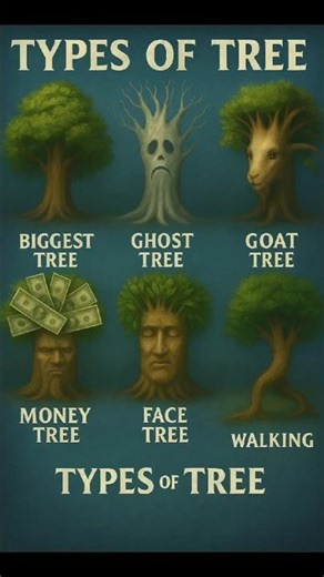 Types of Tree_ Face Tree #tree #typesoftree #horror